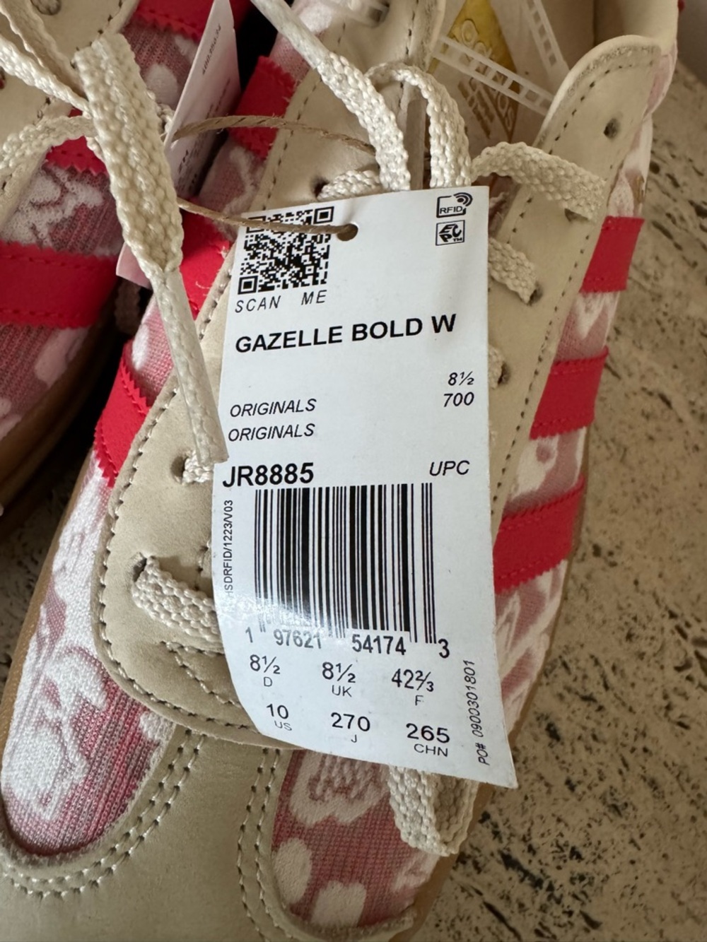 adidas Gazelle Bold x Liberty London floral sneakers. Size 10. MSRP $158 - Picture 13 of 17